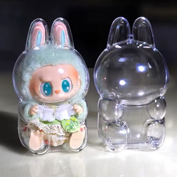 Pop Mart The Monsters Have A Seat Labubu Protective Cover Case Keychain - Picture 1 of 15